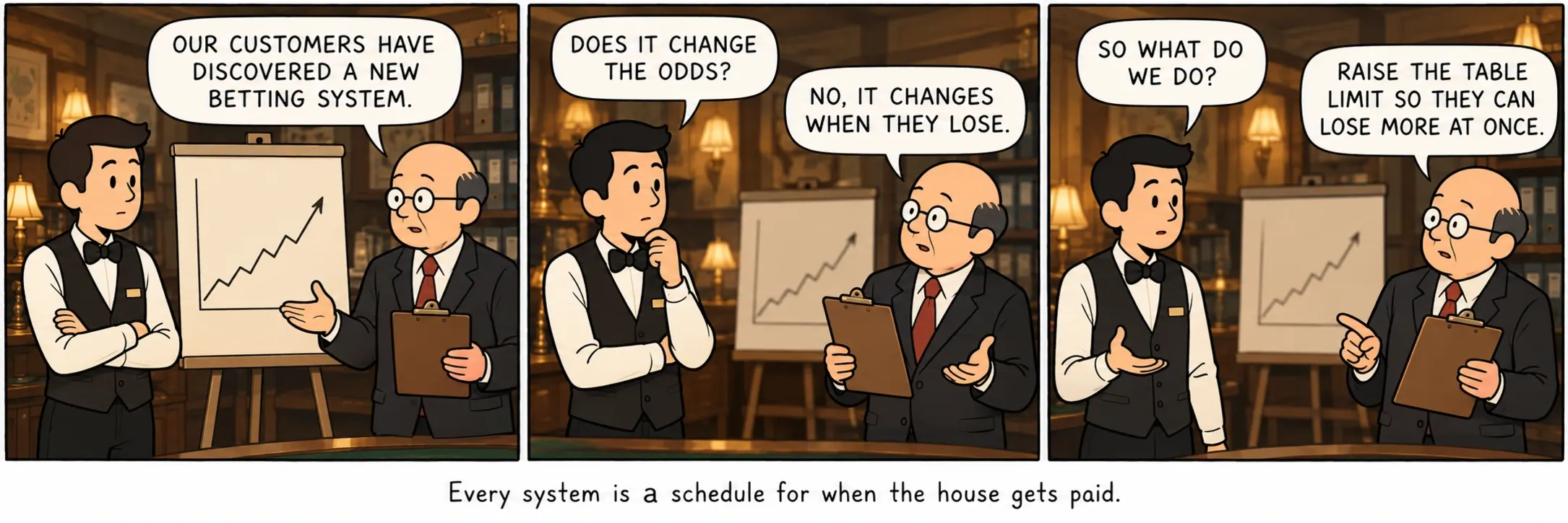 Chaque système est un calendrier des moments où la maison est payée.